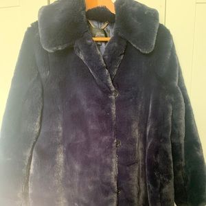 J.crew Faux fur coat!